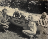 Mr and Mrs Hejzlar with their children, 1969