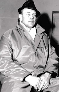 Her husband, Ladislav Dohnalík, a political prisoner, the 1960s 