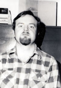 Leoš Mlčák in his first apartment in Ostrava-Přívoz, 1974