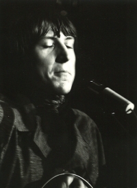 The Tone Hunters playing at the Divadélko theatre in the ÚDA building in the Vítězné Square (back then, the Great October Socialist Revolution Square), around 1967/68