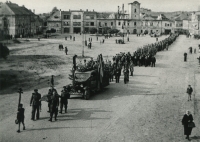 Pohřeb Konstantina Alexejeviče Korovina v Holicích, 24. května 1945