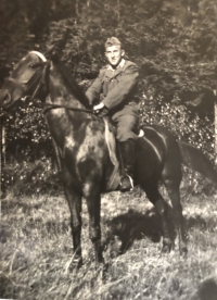 During military service in the ranks of the Czechoslovak People's Army, 1949–1951