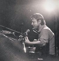 Vladimír Merta, Jiskra Olomouc cinema, October 1980, photo by Jakub Noha