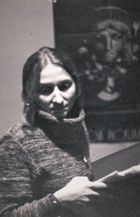 Dagmar Andrtová-Voňková, Jiskra Olomouc cinema, October 1980, photo by Jakub Noha