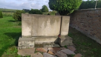 The grave of the first Frýdlant soldier who fell during World War II, located at the Frýdlant cemetery