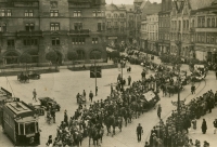 Rememberance photo of the Matiční Day in Hláska near Opava on 23 May 1926