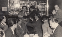 Staff of the Long Distance Cable Administration in Liberec in the 1970s, witness on the top right.