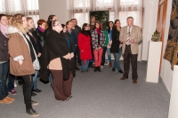 Teaching students of the Faculty of Textiles TUL at the North Bohemian Museum, 2013
