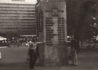 Dušan (left) during the great holiday trip to Russia, 1972