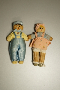 Dolls sewn by Aunt Matylda Veissová, the witness still has them