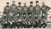 Věra Hrabáková (second from the top right), national team at the 1968 Mexico Olympics