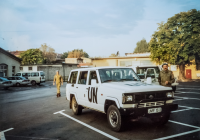 Command headquarters in Zagreb, 1992