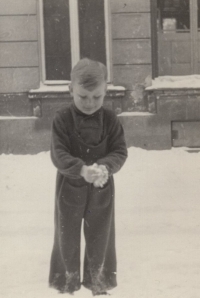 Antonín Zelinka as a child