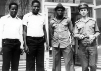 With pilots from Africa, USSR training centre Kazakhstan, second half of the 1970s