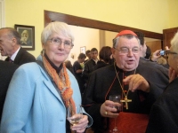 Ludmila Stáňová and Cardinal Dominik Duka at Velehrad, 2012