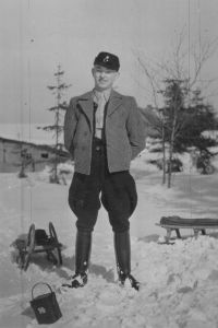 Brother Heinz in Hitler Youth uniform, 1940s