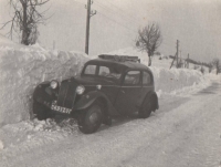 Pamětníkův vůz značky Jawa z roku 1938