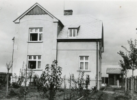 Newly built house of the Vyskočil family in 1937