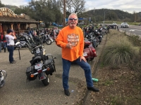 At a motorcycle rally in Coloma, California, 2021