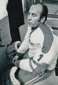 Vladimír Nadrchal in ZKL Brno jersey in the first half of the 1970s