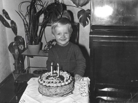 Martin Šmíd in his childhood