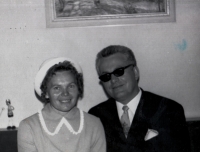 Marie and Vojtěch Sirkovský, wedding photographs, 1972