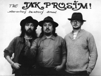 The band The Tak Prosím consisting of Jan Kaňák, Jiří Lokajíček and Dušan Zmek