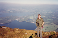 Pavel Veverka on a deer breeding research trip in Ireland, 1990s