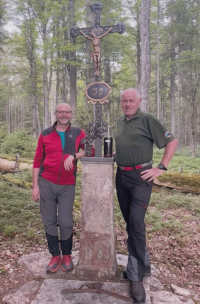 Pavel Veverka as a ranger of the Šumava National Park