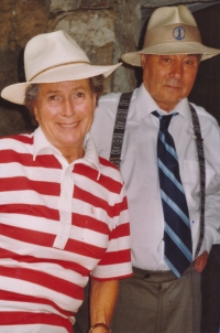 Helena and Eduard Grégrs in 2007