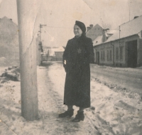 Olga Klicperová in Bohušovice in 1941