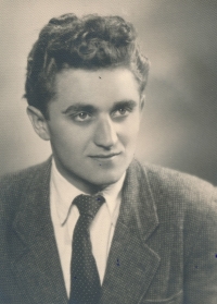 Stanislav Klicpera, older brother of Marta Neužilová, in 1949 or 1950