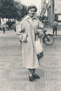 Na Václavském náměstí, Praha, 1955