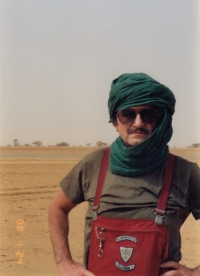 Václav Chabr as a "Czech Tuareg"