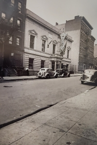 Budova Sokol Hall, sídlo Sokola v New Yorku, rok 1940