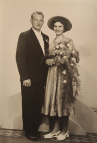 Wedding of Jiri Vik and Miloslava Vackova, 14 July 1958