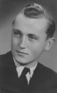 Jako maturant, 1947