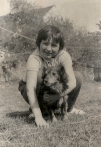 Ivana Findejsová in her childhood