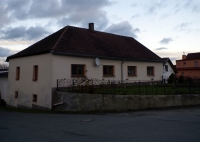 Birthplace of Vladimír Gut at the village square in Radošovice