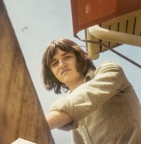 In the first apartment in Hombrechtikon near Zurich, Switzerland, 1971