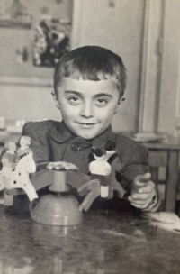 František Rybnikář in his childhood