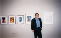 At the exhibition in Tokushima, Japan, 1999