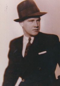 Tatínek pamětnice Josef Hornický, cca rok 1944