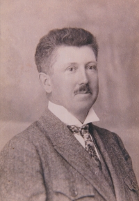 Josef Hornický II, grandfather of the witness