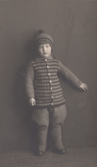 Dad Miroslav Hovorka as a little boy