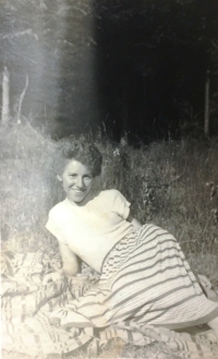 Ludmila Dvořáková, around 1959