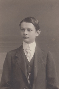 Zdeněk Bedřich František Jan Hovorka, grandfather of Zdeněk Hovorka on his father's side, in 1913