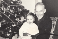 With grandfather Ladislav Strejc, 1970s