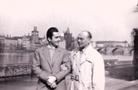 Giorgio Savo with V. Janda, Prague, 1964