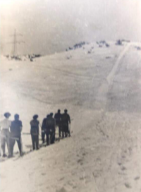 František Příhoda worked in 1949 as a ski instructor at the ski lift in Sankt Anton